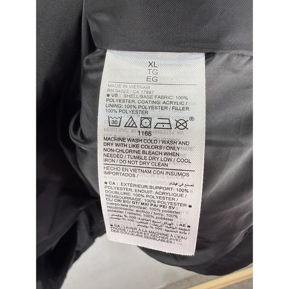 Old Navy Women's Sz XL Black Quilted Puffer Crop Full Zip W/Snap Buttons Jacket - Picture 5 of 8